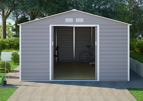 G21 Záhradný domček GAH 1300 - 340 x 382 cm, šedý