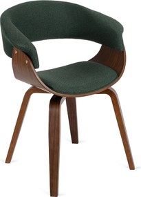 PROXIMA.store - Čalúnená stolička GARY FARBA: zelená