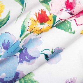 BAVLNENÉ OBLIEČKY COTTONLOVE 180X200 CM, 2KS 70X80 CM KVETY