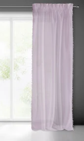 ZÁCLONA NA PÁSKE ALMINA 140X270 CM RUŽOVÁ