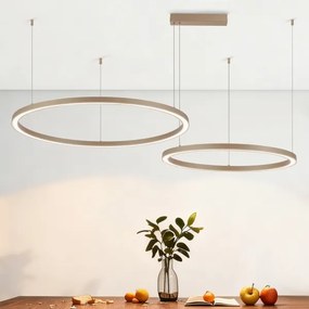 Brilagi - stmievateľný LED závesný luster PORTOFINO LED/98W/230V béžový + DO