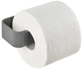 Sivý nástenný kovový držiak na toaletný papier Ume – Zone