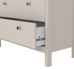 Sivobéžová komoda 82x99x38 cm Madrid – Tvilum