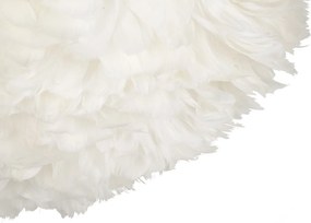 Závesný luster Feathry 60 cm biely
