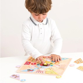 Hodiny + puzzle 2v1