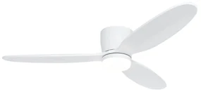 Inteligentný stropný ventilátor biely 132 cm vrátane LED stmievateľný s diaľkovým ovládaním - Sofio