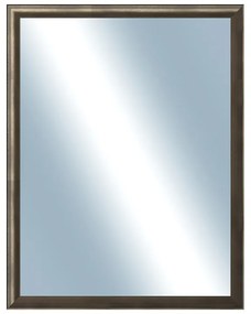 DANTIK - Zrkadlo v rámu, rozmer s rámom 70x90 cm z lišty Ferrosa grafit (3141)