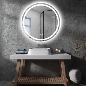 LED zrkadlo okrúhle 80 cm