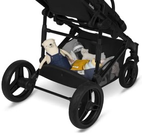 Lionelo - Kombinovaný kočík 2 v 1 MARI TOUR Black Onyx