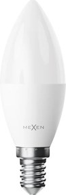 Mexen Nova, LED žiarovka E14, C37, 9W, teplá - 3000K, 945 lm - L102-E14-0930-01