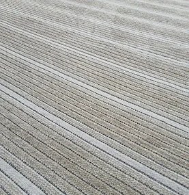 HU Béžový pruhovaný koberec Saloon CREAM Rozmer: 60x100 cm