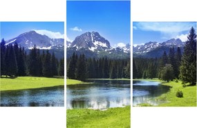 Obraz - Zasnežené vrcholky hôr (90x60 cm)
