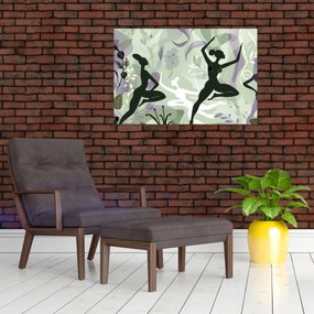Obraz - Ilustrácie tanečníc (90x60 cm)