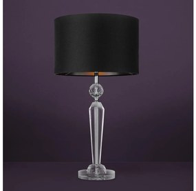 Eglo 390158 - Stolná lampa PASIANO 1xE27/40W/230V čierna