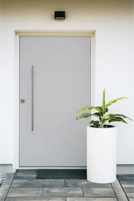 Okrúhly kvetináč ESTRA, výška 60 cm, biely mat