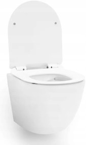 Tece Carlo, sada závesné WC Rea Carlo 49x37 cm + inštalačný modul pod omietku Tece, TEC-9400412-REA-C2760