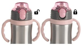 Svetloružová antikoro detská fľaša 330 ml - Orion