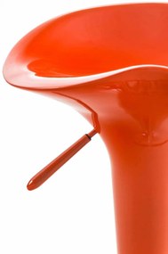 Plastová barová stolička Shine - Oranžová