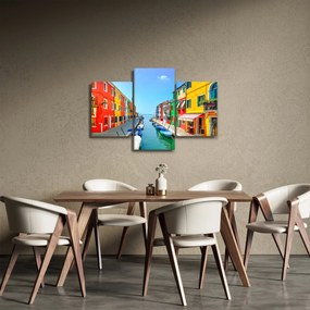 Obraz - Ostrov Burano, Benátky, Taliansko (90x60 cm)