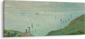 Obraz - Henri Fantin-Latour, Cliffs at Pourville, reprodukcia (120x50 cm)