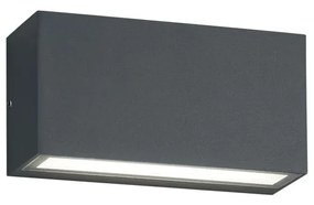 LED nástenné vonkajšie svietidlo (výška 5 cm) Trent - Trio