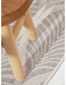 Vnútorný a vonkajší behúň v sivej a slonovinovej farbe 80x250 cm Duet Liora – NORTHRUGS