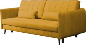 Rozkladacia pohovka Vannes, žltá látka