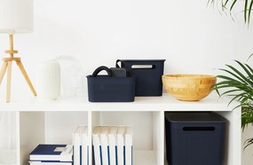 Rotho Úložný box s rúčkami BRISEN 16l, 36x26,2x21cm, čierny