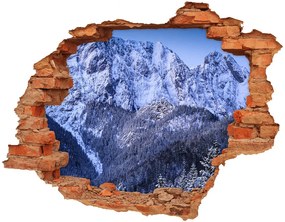 Samolepiaca diera múr 3D Tatra mountains giewont nd-c-104104346
