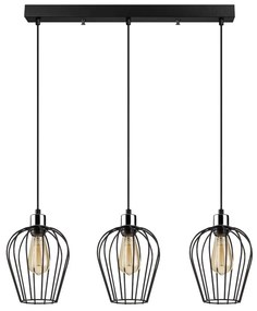 Závesné svietidlo Tel VIII čierne