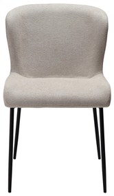 GLAM ČALÚNENÁ STOLIČKA cashmere/black
