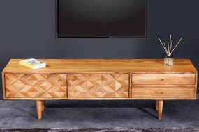 Dizajnový TV stolík Halia Honey 145 cm akácia