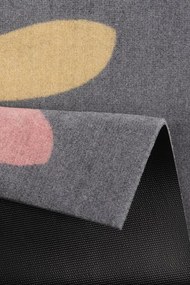 Hanse Home, Protišmyková rohožka Printy 104452 Grey, Multicolor, 40x60, viacfarebná, chodba / predsieň