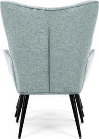 Kreslo ušiak s podnožou ELDORIA PATCHWORK