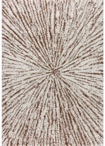 Koberec Softness krémová/hnedá 160x230cm