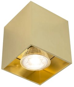 Moderný reflektor zlatý - Qubo 1