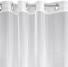 ZÁCLONA NA KRÚŽKOCH SYLVIA 350X250 CM BIELA