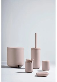 Svetloružová porcelánová nádobka na mydlo Ume – Zone