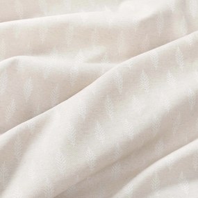 Goldea vianočný okrúhly obrus natura – vetvičky na režnej Ø 110 cm