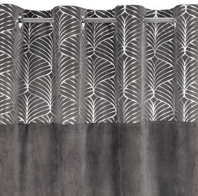 ZATEMŇOVACÍ ZÁVES NA KRÚŽKOCH LINDI 140X250 CM STRIEBORNÁ
