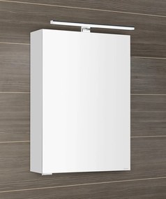 Sapho Sapho, MIRRÓ galérka s LED osvetlením, 50x70x16cm, ľavá/pravá, biela, MC050-0030