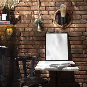 Toolight Toolight, nástenné svietidlo 1xE27 APP1465-1W, čierna-hnedá, OSW-02419