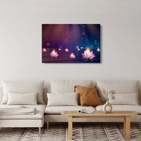 Obraz - Čarovné lekná (90x60 cm)