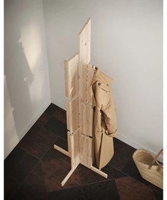 Vešiak z borovicového dreva v prírodnej farbe 60x186 cm Keeper – Karup Design