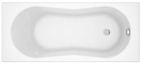 Cersanit Nike, akrylátová vaňa 170x70cm + nožičky, biela, S301-249