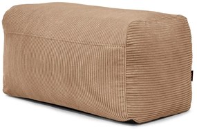 Hnedý menčestrový sedací vak Plus 100 Lounge – SLOWDOWN