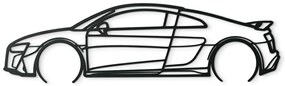 drevko Obraz na stenu R8 Coupé Rozmer obrazu: 24,5 x 86 cm, Farba dekorácie: Čierna