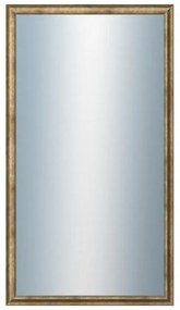 DANTIK - Zrkadlo v rámu, rozmer s rámom 50x90 cm z lišty TRITON biely bronz (2140)