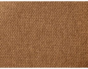 Oranžová čalúnená dvojlôžková posteľ s roštom 140x190 cm Romane – Bobochic Paris