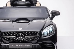 LEAN CARS Elektrické autíčko Mercedes SLC 300 LED MP3 čierne